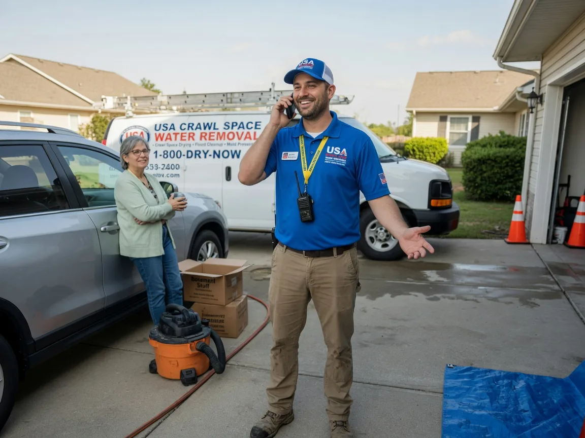 Crawl Space Water Removal De Witt, MO FAQs